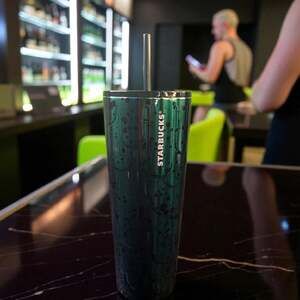 Starbucks 2024 Anniversary Siren Core Green Scales Spotted SS Tumbler